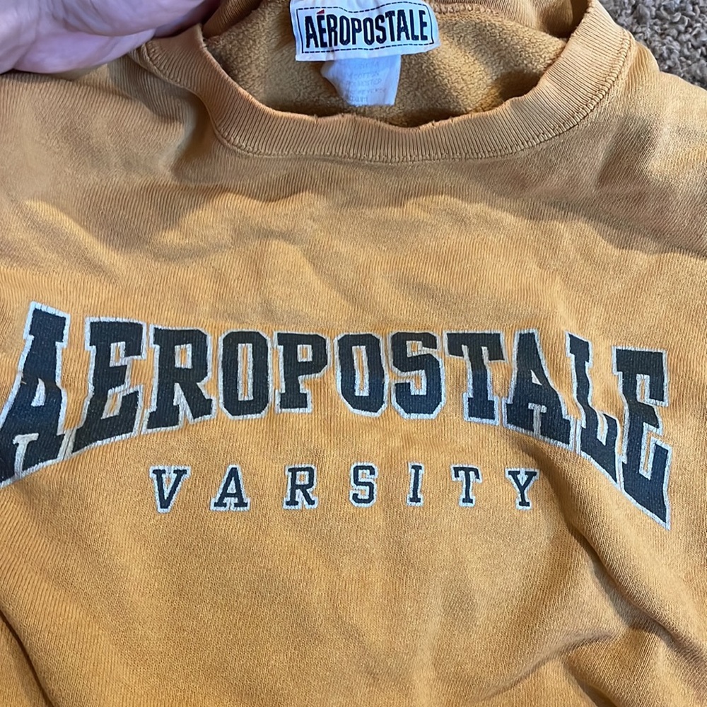 Yellow Aeropostale sweater